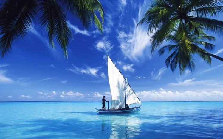 sea, Sailing ship HD Wallpaper Desktop Background