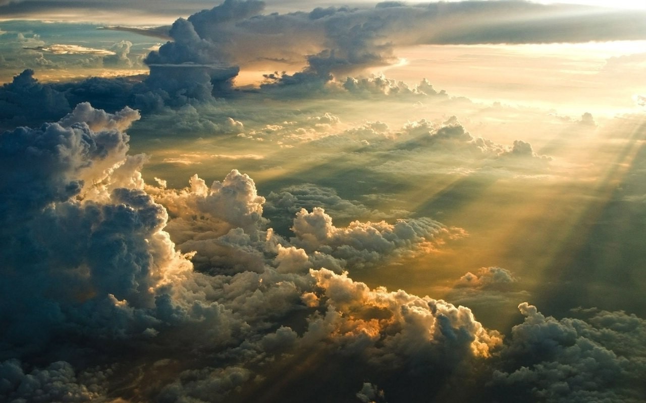 sun rays, Sky Wallpaper