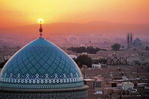Islam, Iran, Sunset, Islamic architecture, Mosque