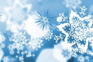 vectors, Blue, Winter, Snowflakes