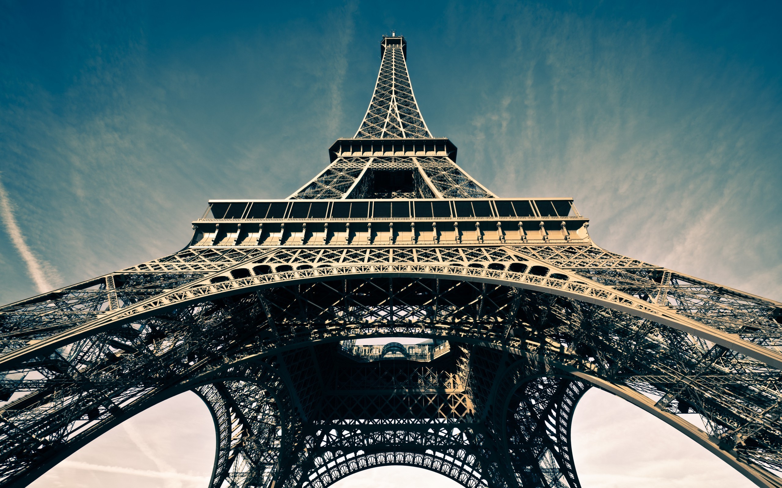 clouds, Paris, Eiffel Tower Wallpaper
