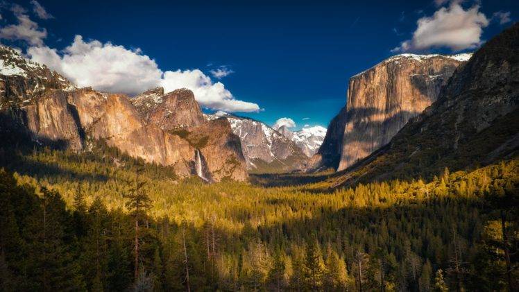 Yosemite National Park, Mountains, Sky, Clouds HD Wallpaper Desktop Background