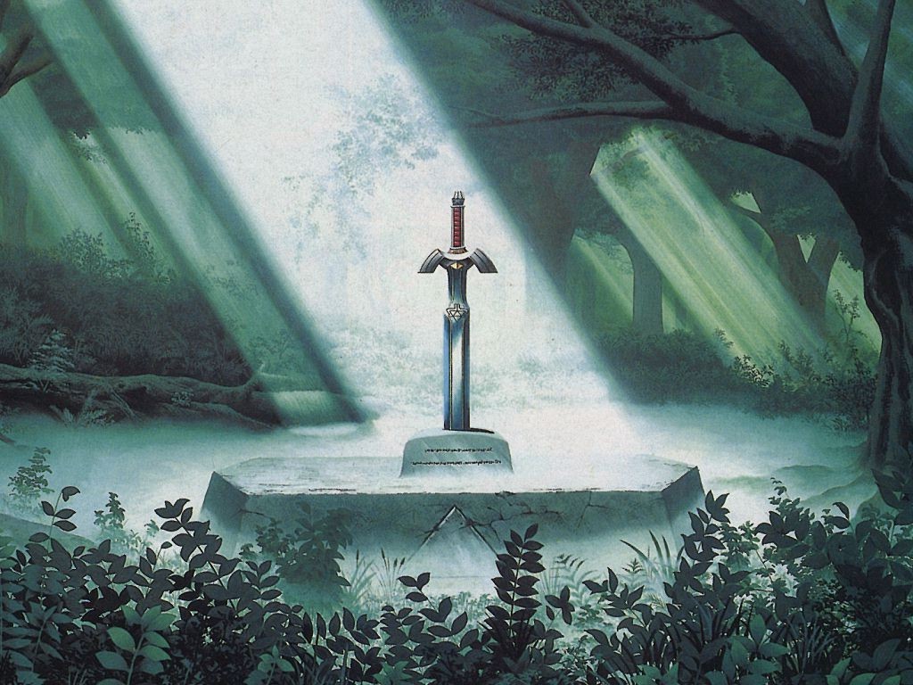 The Legend of Zelda, Sword, Sunlight, Forest Wallpaper