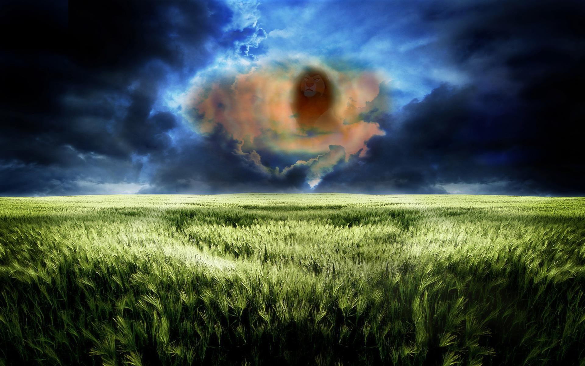 digital art, Sky, Clouds, Landscape Wallpaper