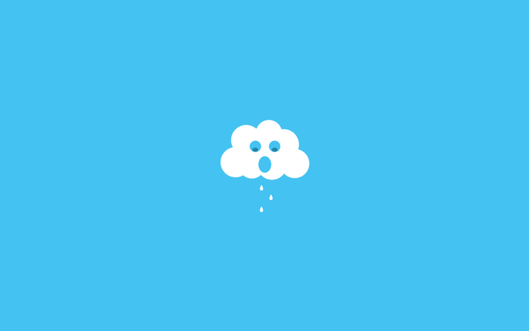 minimalism, Rain, Clouds HD Wallpaper Desktop Background