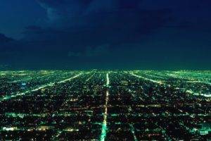 cityscape, Lights, Night, Sky