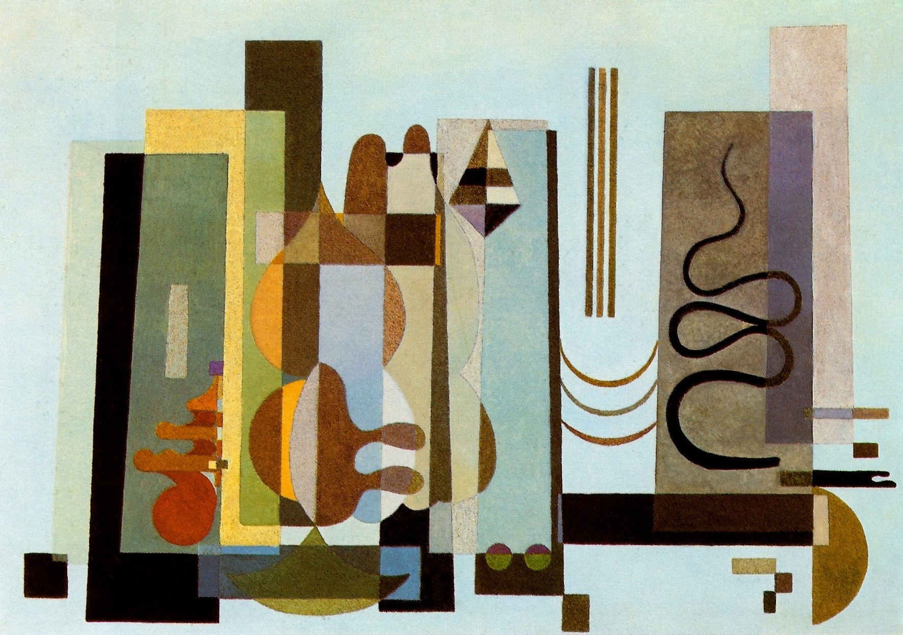 painting, Wassily Kandinsky, Classic art, Shapes Wallpaper