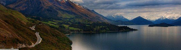 New Zealand, Mountains, Nature, Landscape, Lake, Lake Wakatipu HD Wallpaper Desktop Background
