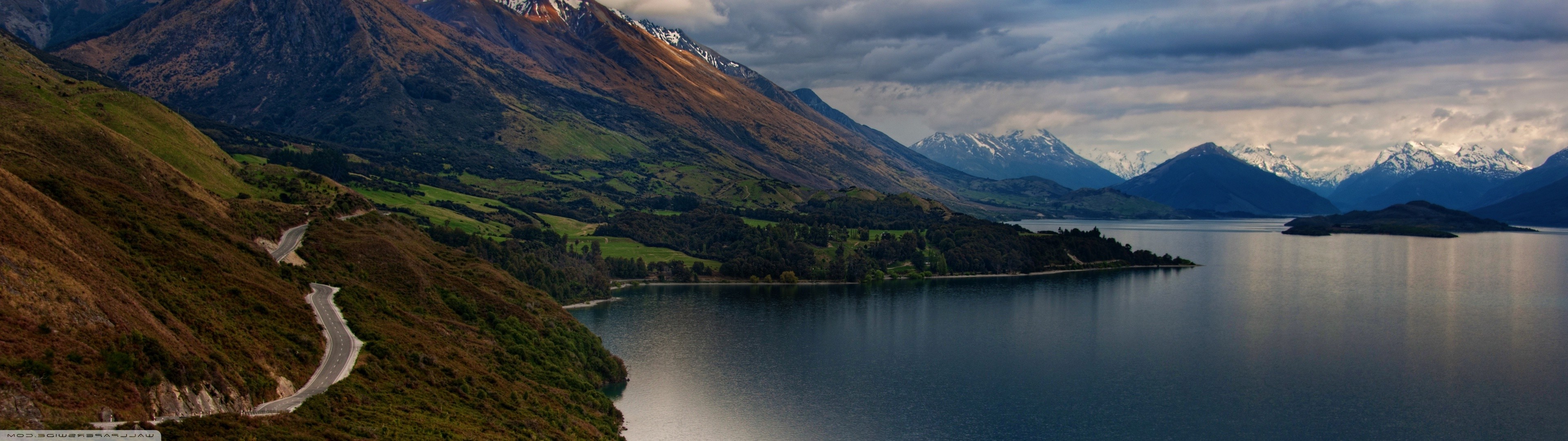 New Zealand, Mountains, Nature, Landscape, Lake, Lake Wakatipu Wallpaper