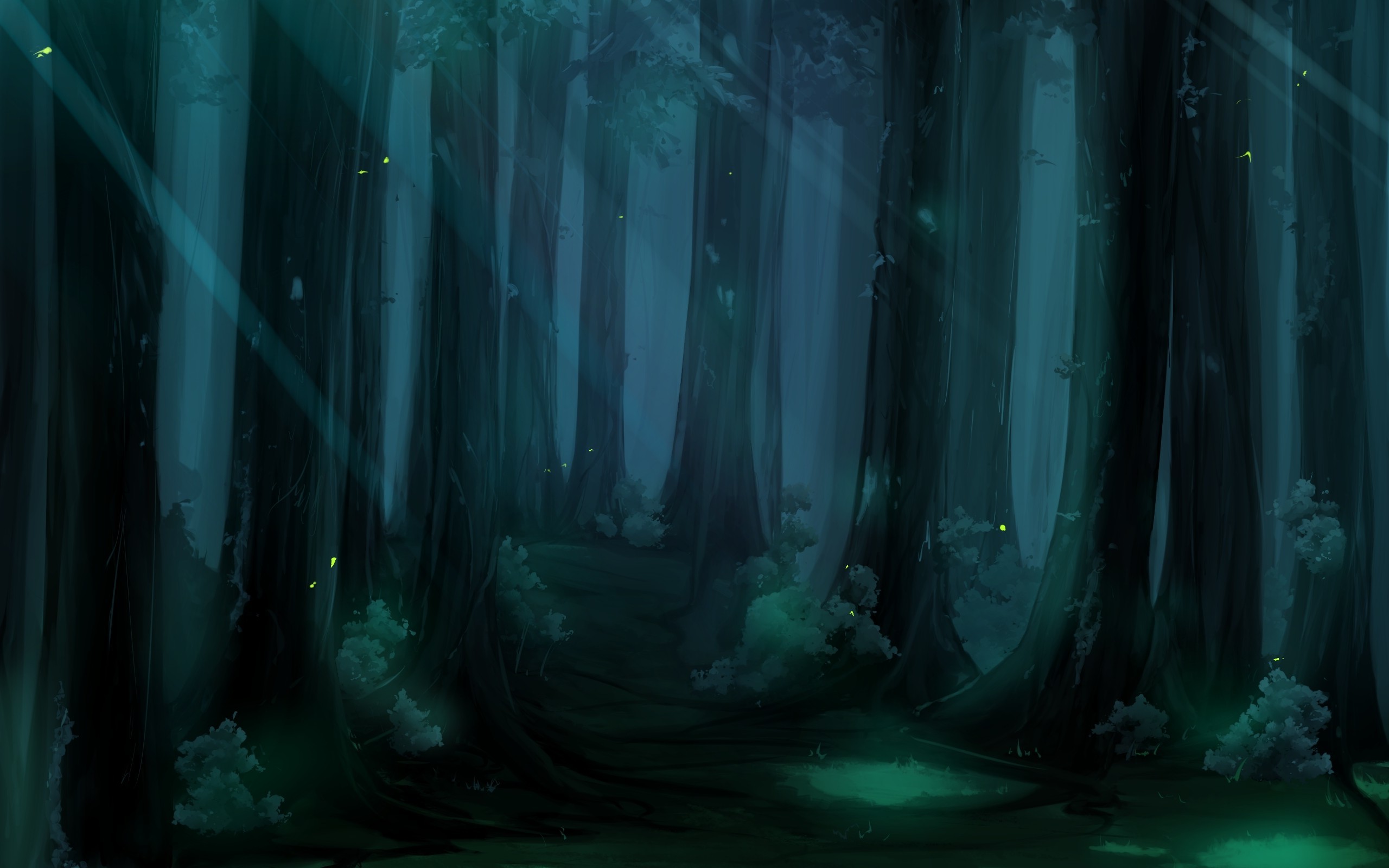 drawing, Forest Wallpapers HD / Desktop and Mobile Backgrounds