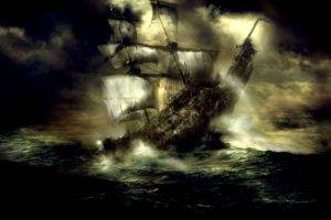 sea, Old ship