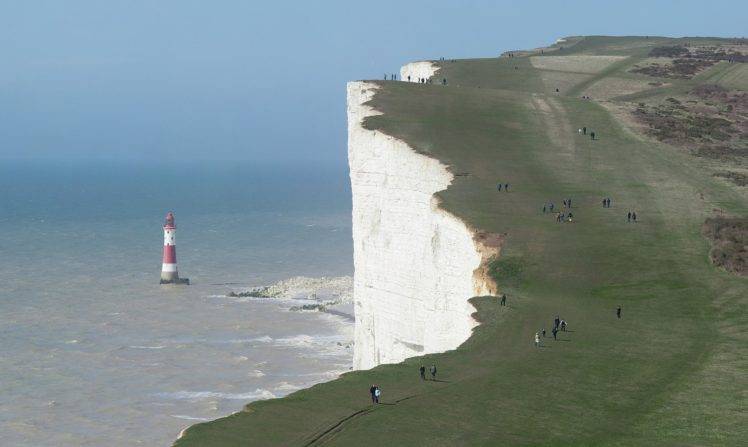 England, Sea, Cliffs of Dover HD Wallpaper Desktop Background