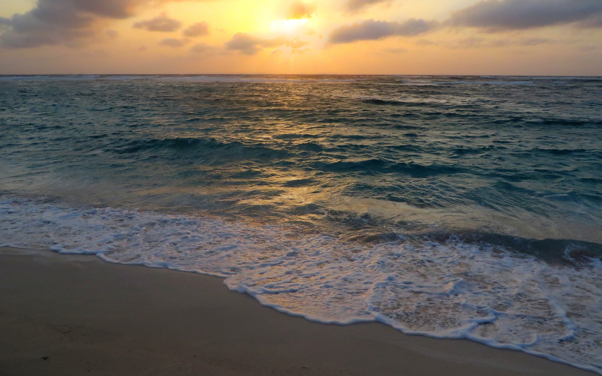 sunrise, Aruba, Beach Wallpaper