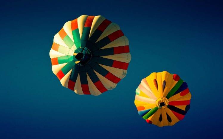 hot air balloons, Sky, Worms eye view HD Wallpaper Desktop Background