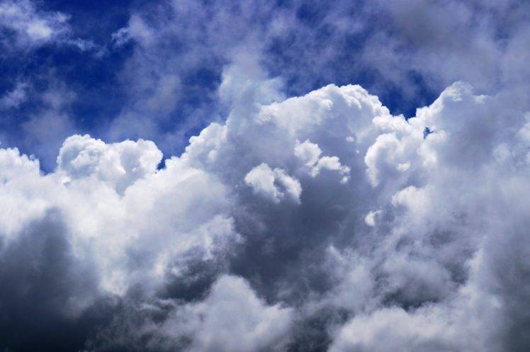 clouds, Sky, Blue HD Wallpaper Desktop Background