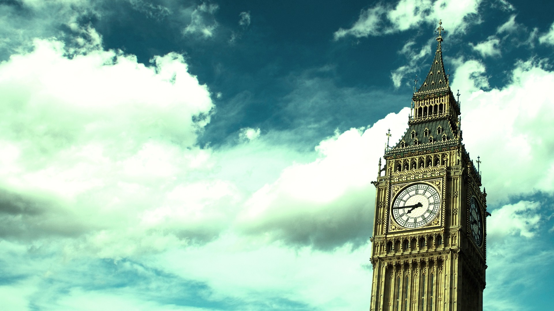Big Ben, London, England, Architecture, Building, Sky, Cityscape, Clocks, Clouds, Clocktowers Wallpaper