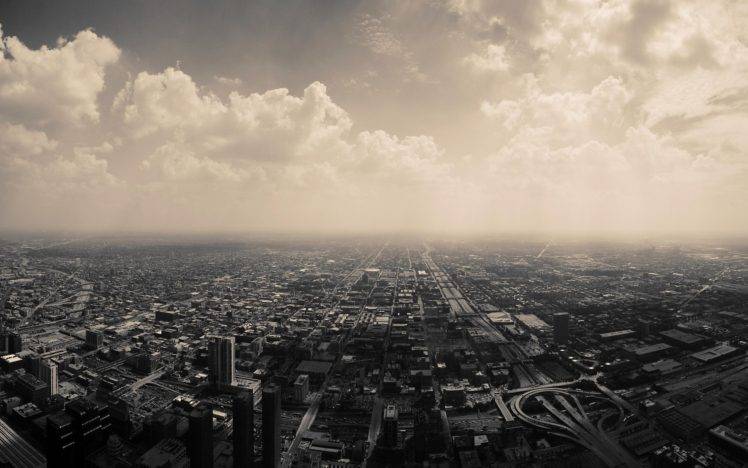 cityscape, Clouds, City, Chicago HD Wallpaper Desktop Background