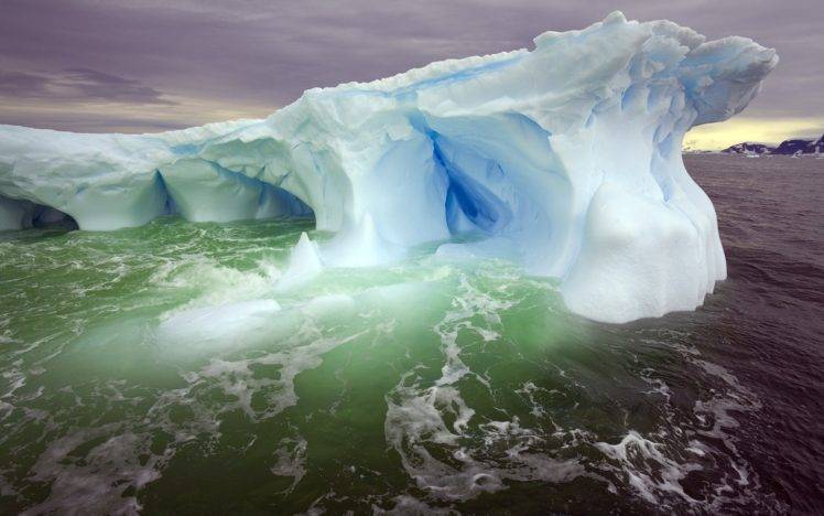 ice, Sea, Water, Iceberg HD Wallpaper Desktop Background