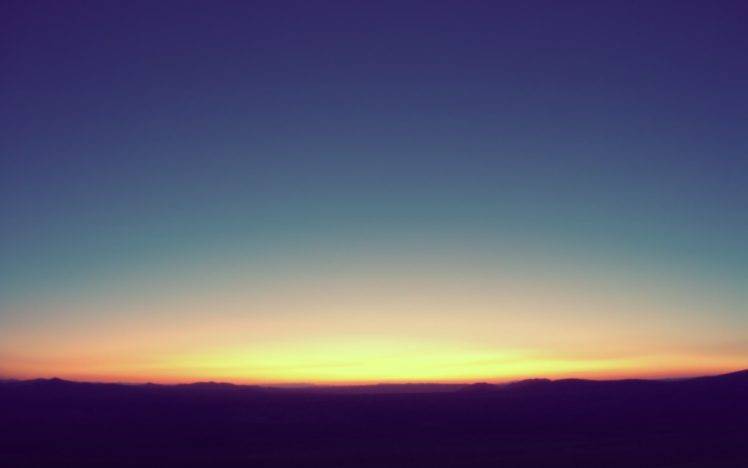 sunset, Horizon, Sky HD Wallpaper Desktop Background