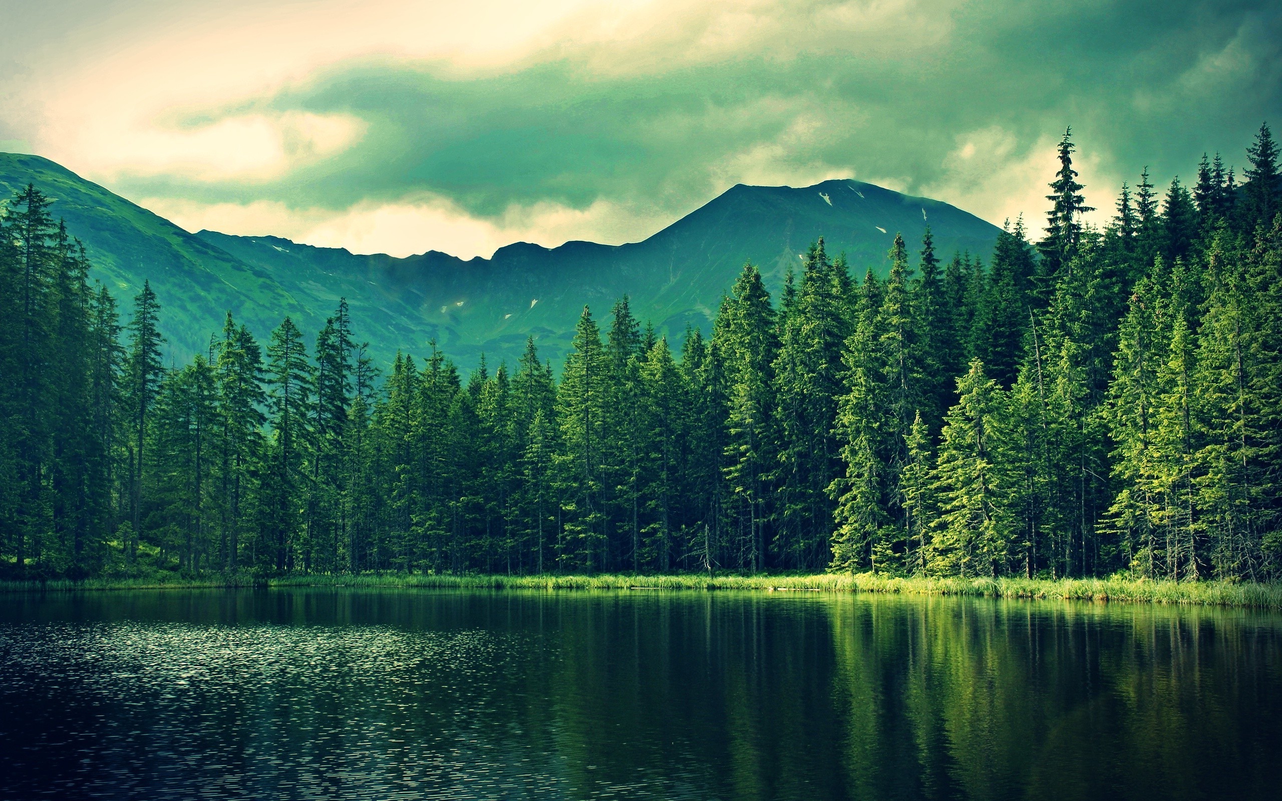 nature, Landscape, Mountains, Lake, Trees Wallpaper
