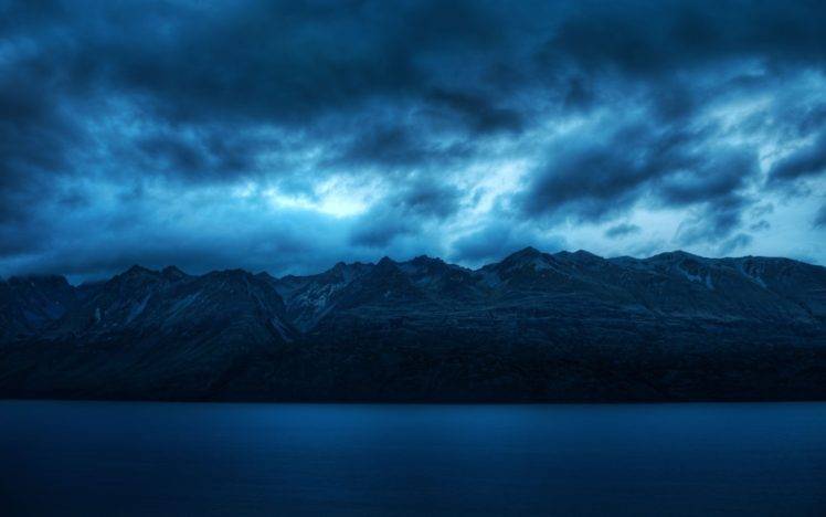 water, Sea, Mountain, Clouds HD Wallpaper Desktop Background