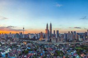 cityscape, Building, Sunset, Malaysia, Petronas Towers, Kuala Lumpur