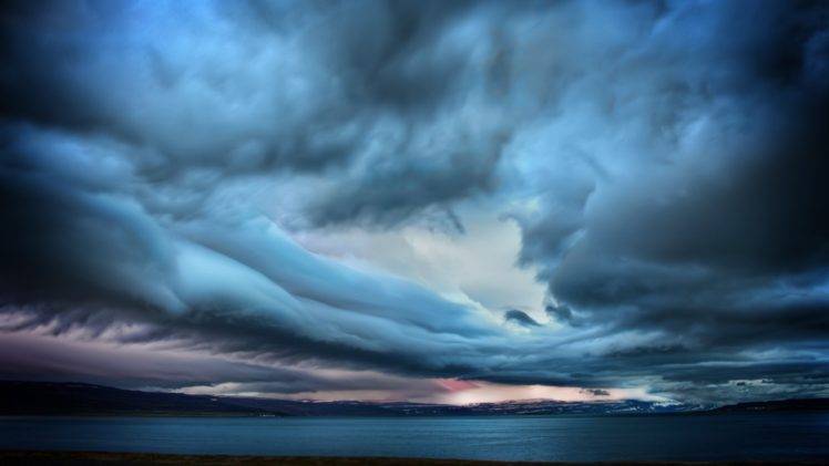 clouds, Water, Sea, Coast HD Wallpaper Desktop Background