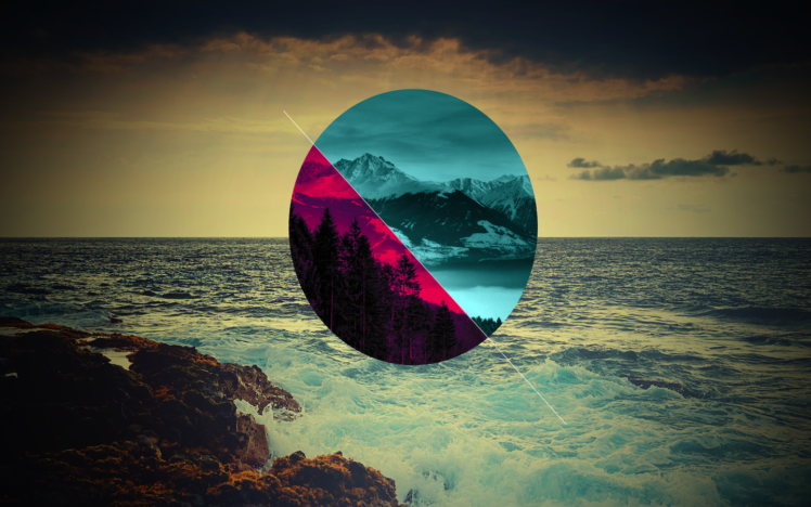 polyscape, Sea, Rock HD Wallpaper Desktop Background