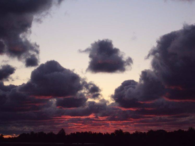 sunset, Clouds HD Wallpaper Desktop Background