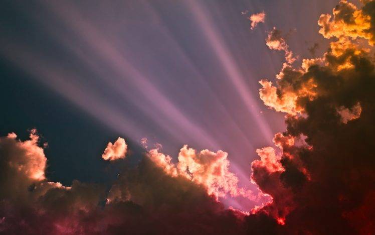 sunlight, Clouds, Sky HD Wallpaper Desktop Background