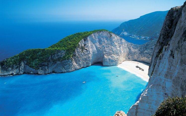 beach, Greece HD Wallpaper Desktop Background