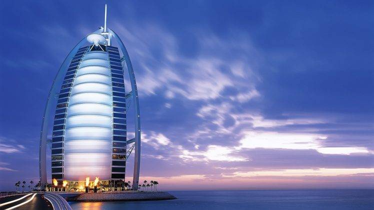cityscape, Dubai, City, Urban, Hotels, Clouds, Building, Burj Al Arab  Wallpapers HD / Desktop and Mobile Backgrounds