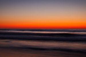 beach, Sunset, Long exposure
