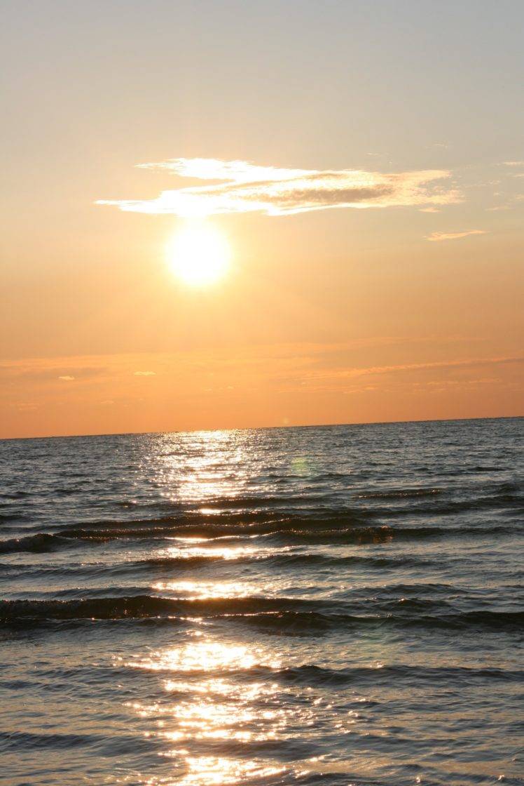 Sun, Sky, Horizon, Sea HD Wallpaper Desktop Background