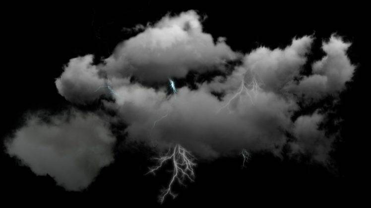 clouds, Lightning HD Wallpaper Desktop Background