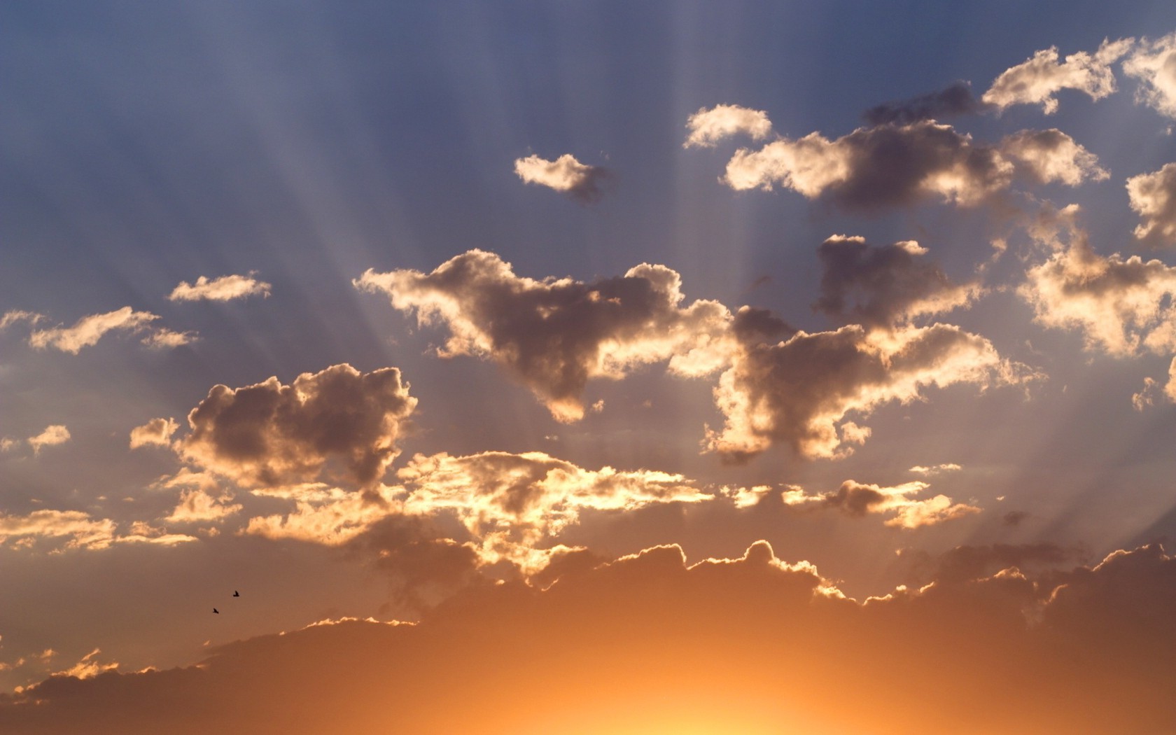 sky, Clouds, Sunlight Wallpaper