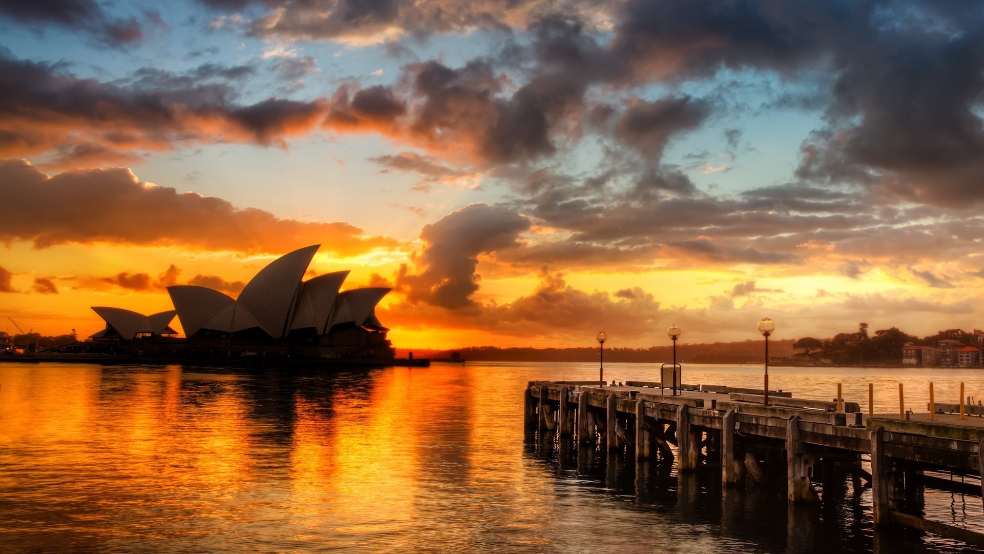 Sydney, Sunset, Sydney Opera House Wallpapers HD / Desktop and Mobile