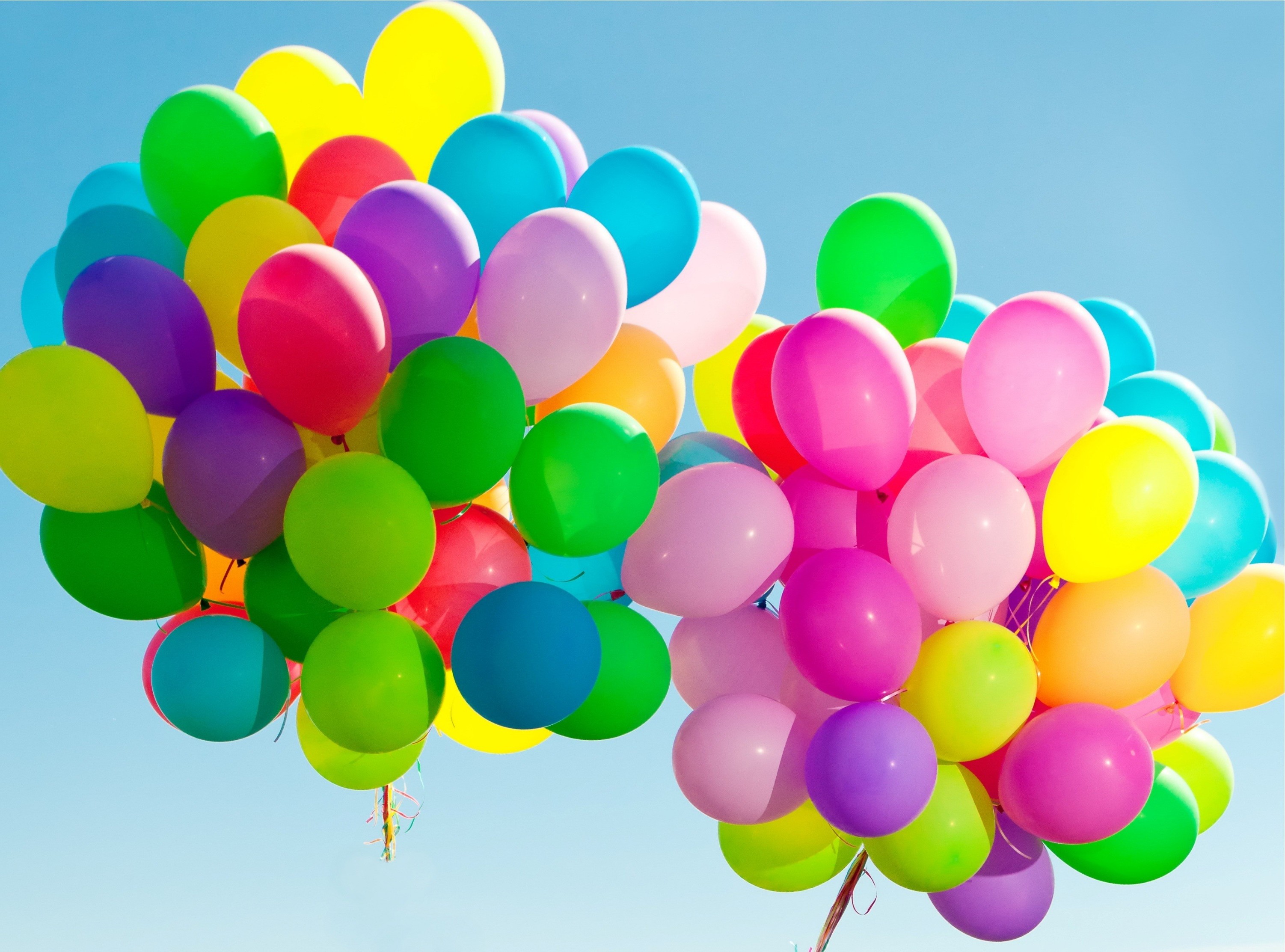 balloons, Colorful, Sky Wallpaper