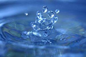 water, Water drops, Minimalism, Macro, Blue, Waves