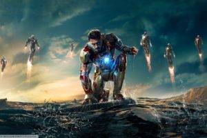 Iron Man, Iron Man 3, Sea, Robert Downey Jr.