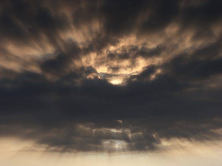 clouds, Sunlight HD Wallpaper Desktop Background