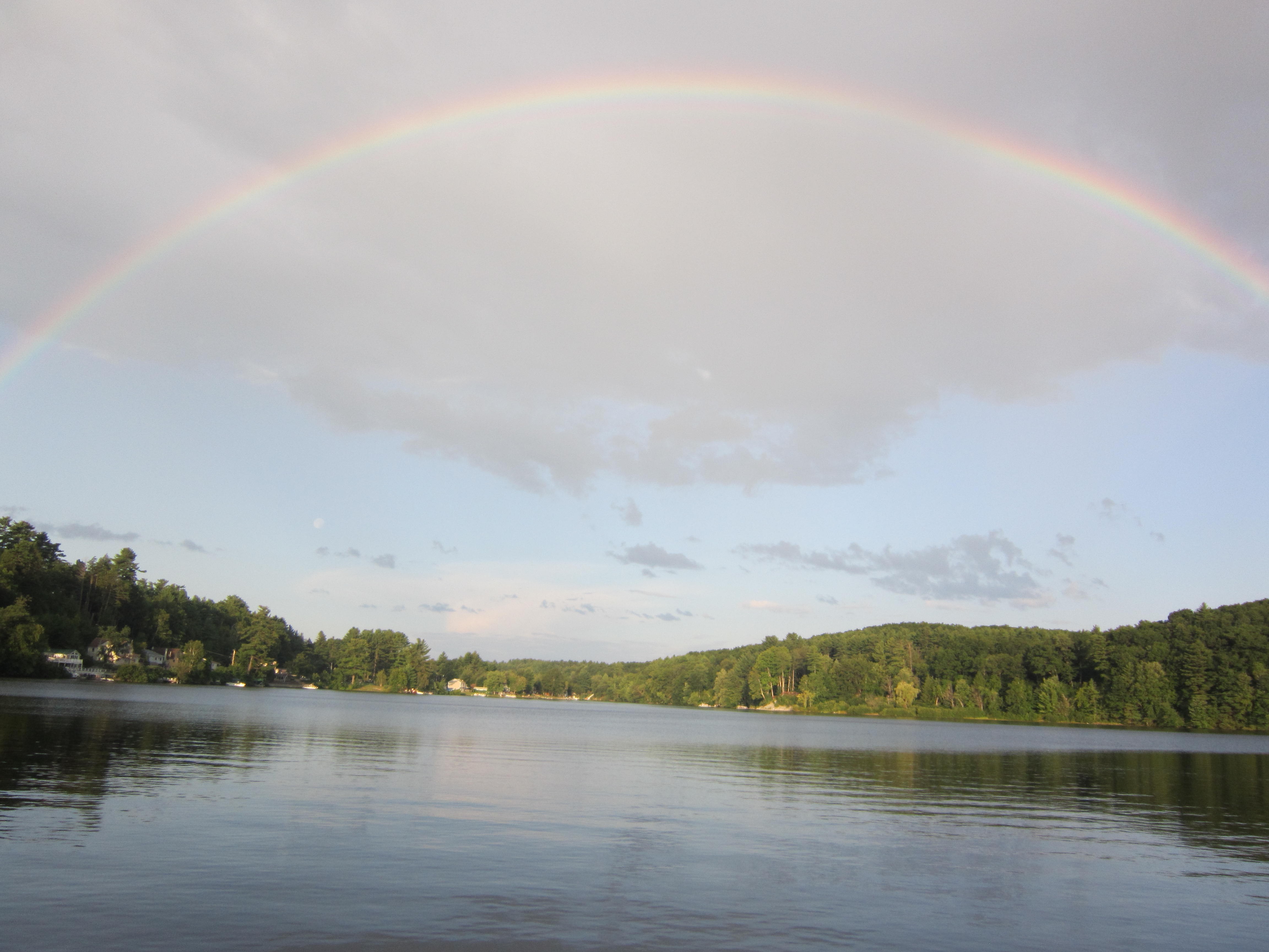 nature, Rainbows, Water Wallpaper