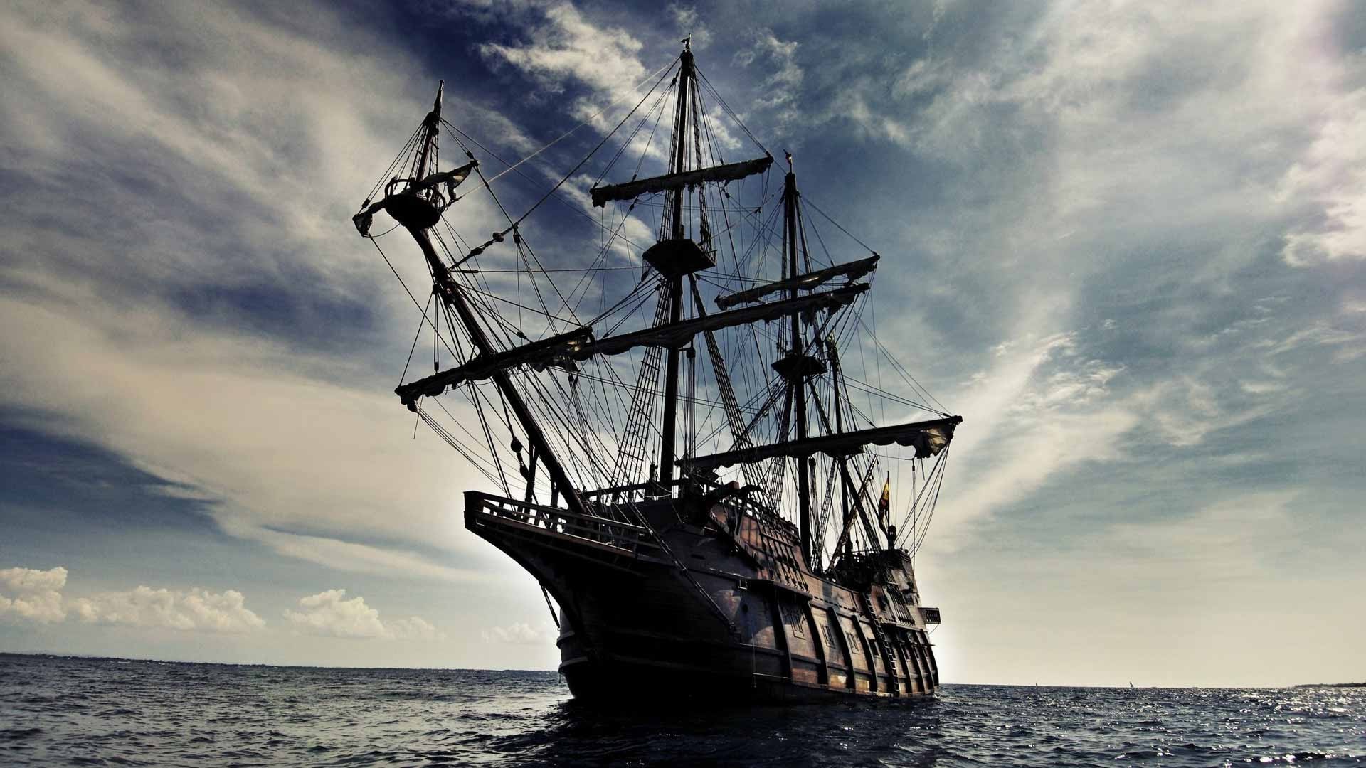 ship, Sea, Boat, Sailing ship Wallpaper