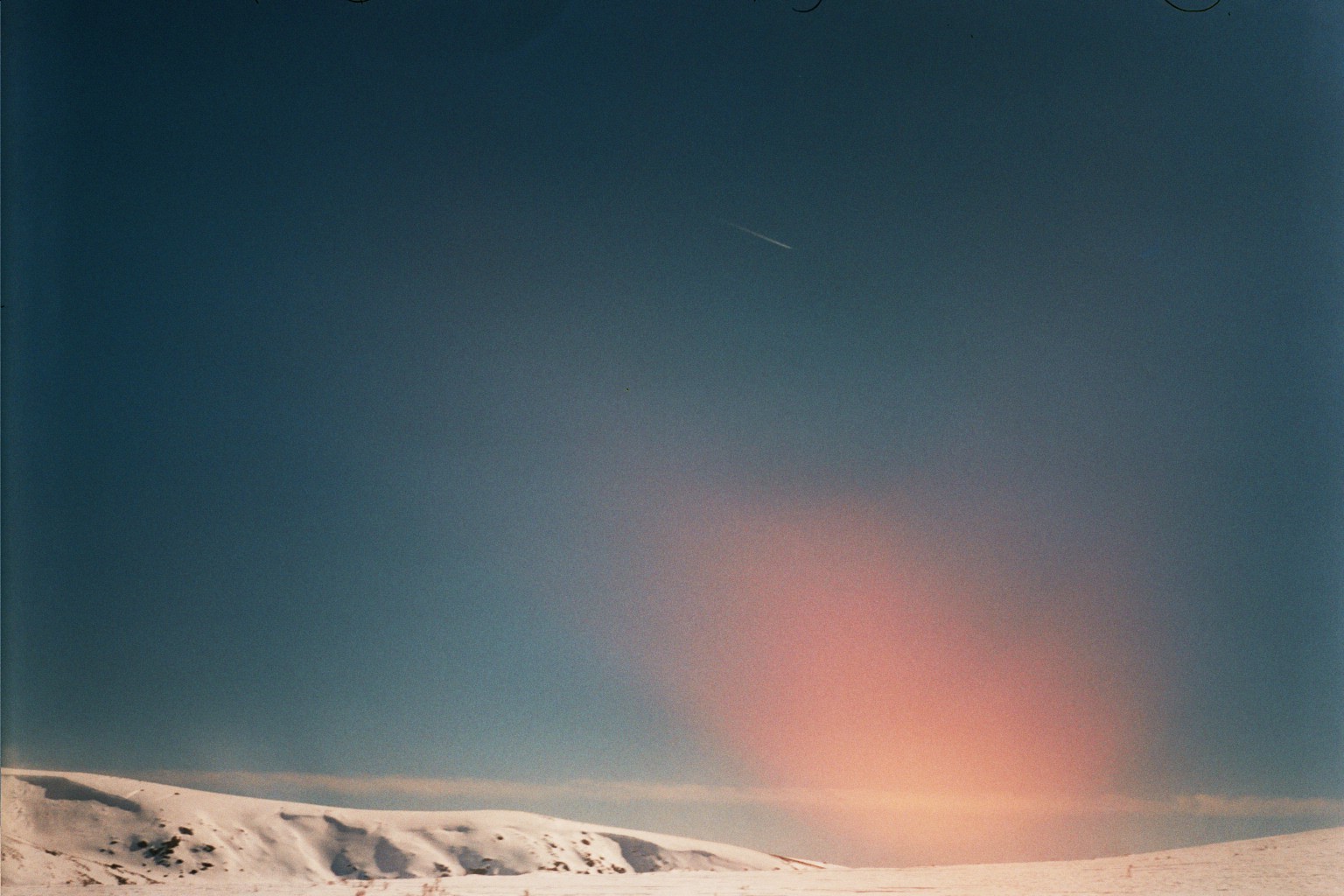 mountain pass, Sky, Volcano, Shooting stars Wallpaper