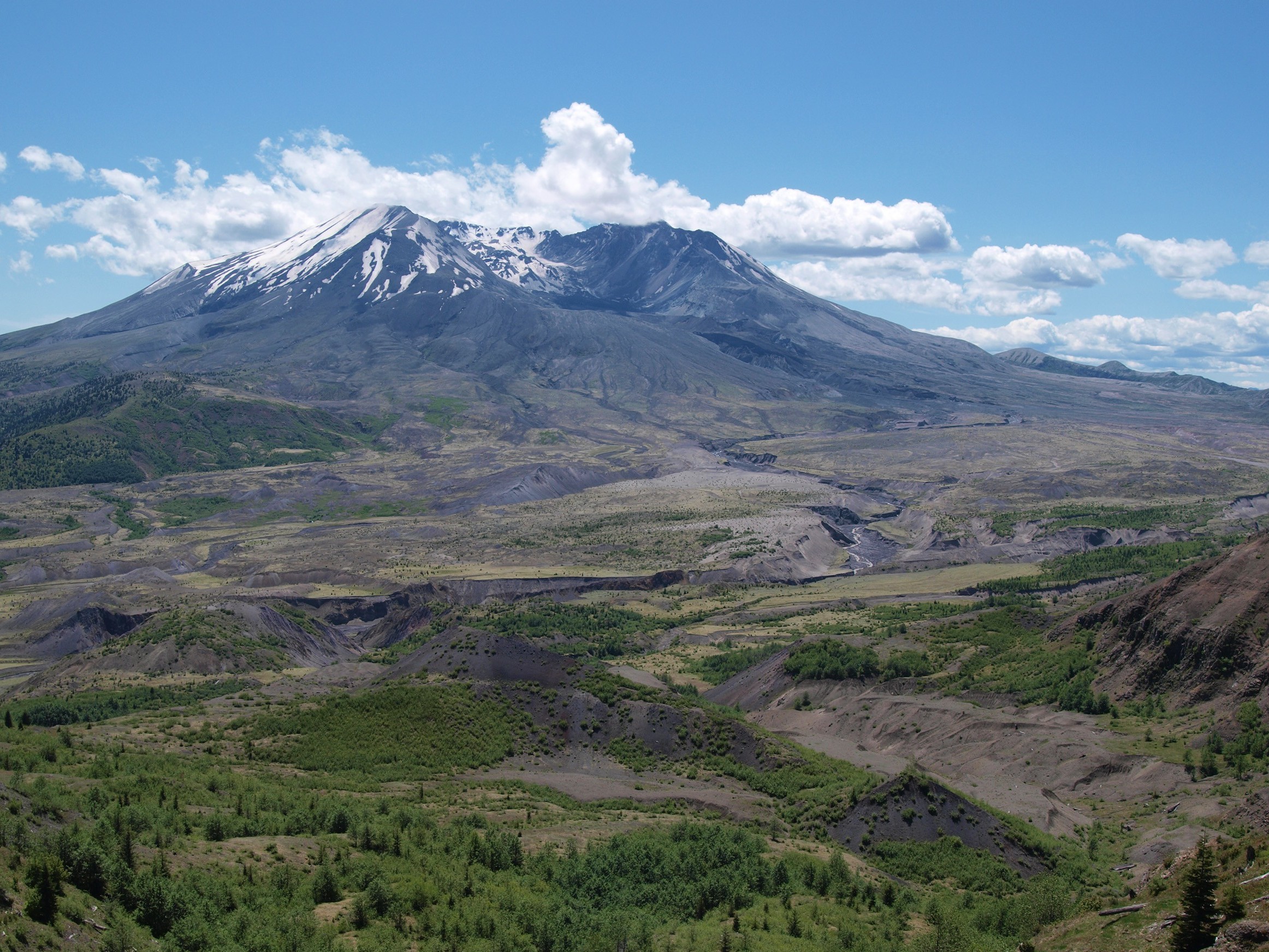 Mount  St.  Helens, Volcano, Mountain, Wilderness, Destruction, Glaciers, Washington state, Forest Wallpaper