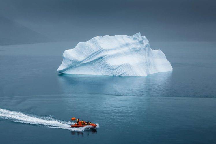 Arctic, Iceberg, Sea HD Wallpaper Desktop Background
