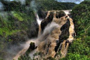 barron falls, Australia, Waterfall, Nature, River, Landscape