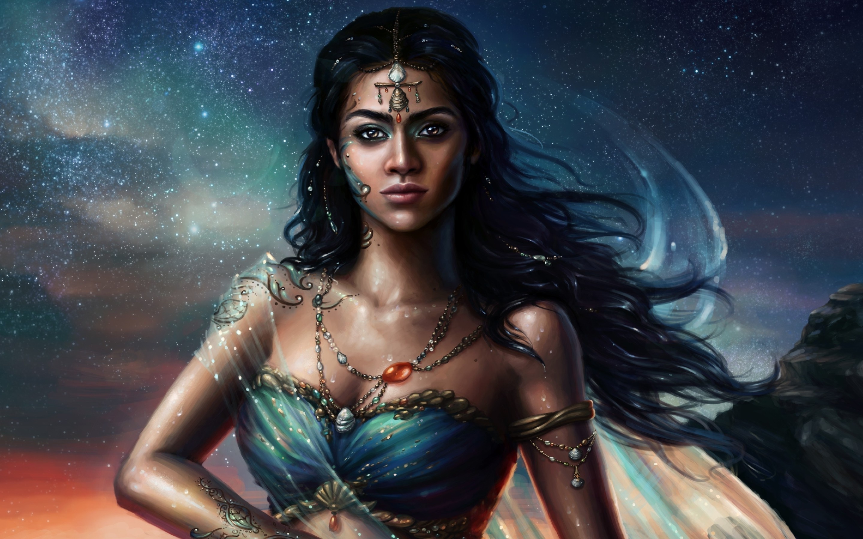 princesses, Sky Wallpaper