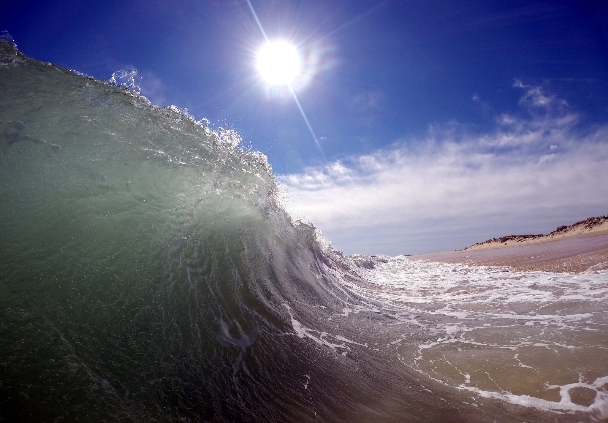 beach, Sea, Waves Wallpaper
