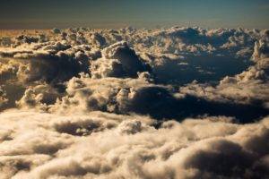 clouds, Aerial view